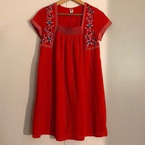 Old Navy Red Fiesta Dress - Size XS
